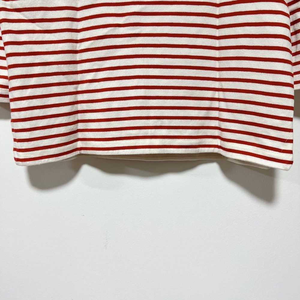 UNIQLO Border Boat Neck T-shirt【XL】 3/4 Sleeve Wo… - image 7