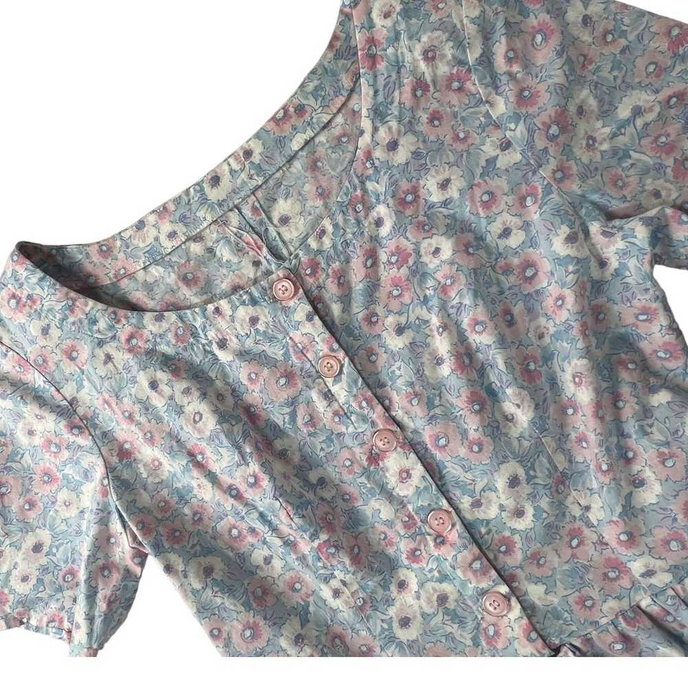 60s floral dress handmade - image 4