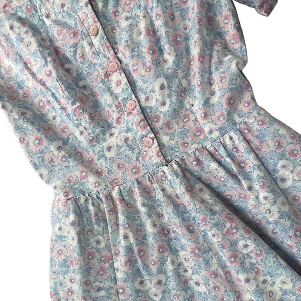 60s floral dress handmade - image 5