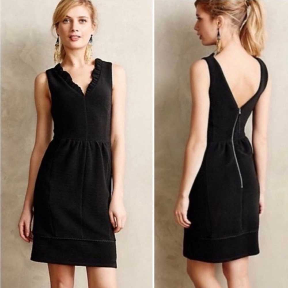 Anthropologie Maeve black dress size M - image 1