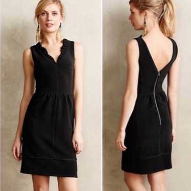 Anthropologie Maeve black dress size M - image 1