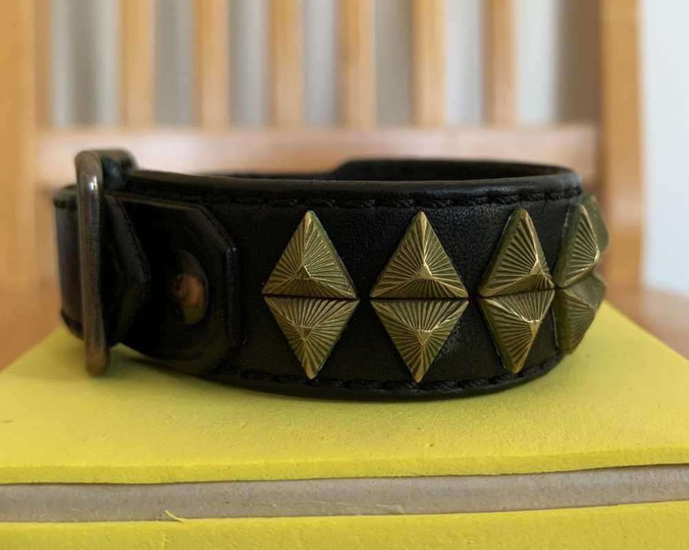 Blackmeans Blackmeans Studded Leather Bracelet - image 2