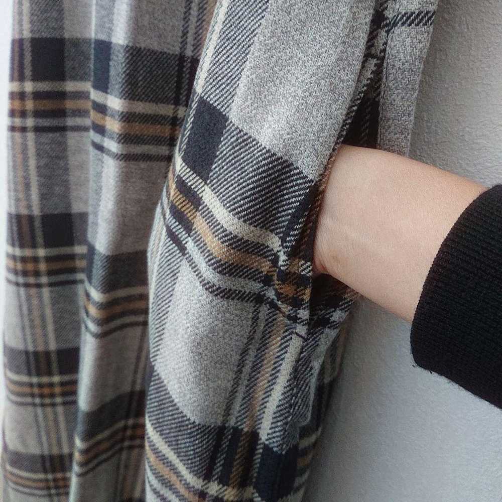 Autumn/Winter Checkered Long Onepiece - image 5