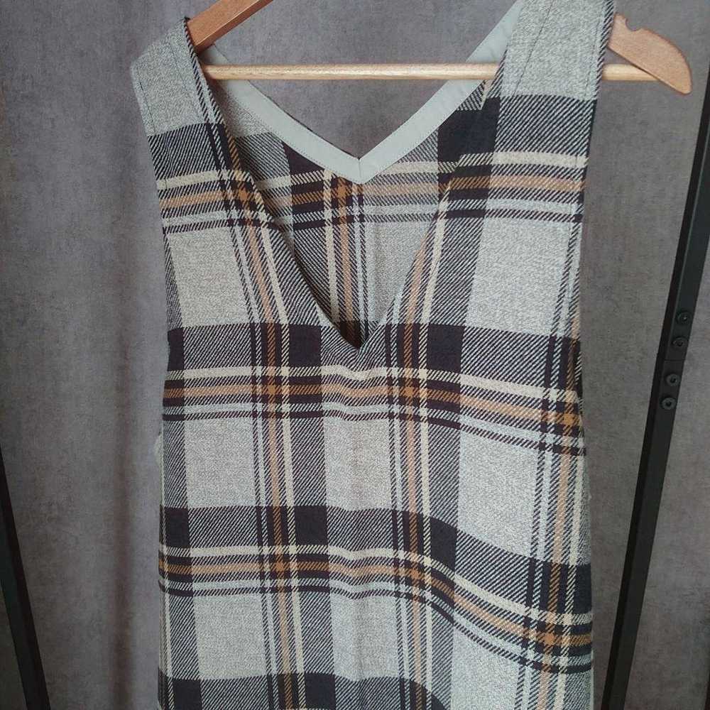 Autumn/Winter Checkered Long Onepiece - image 8