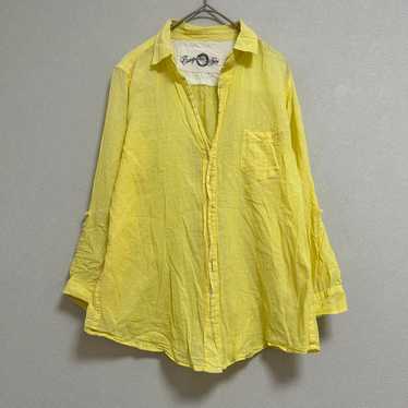 Chao Panic T.P Linen Blend 7/8 Sleeve Shirt Blous… - image 1