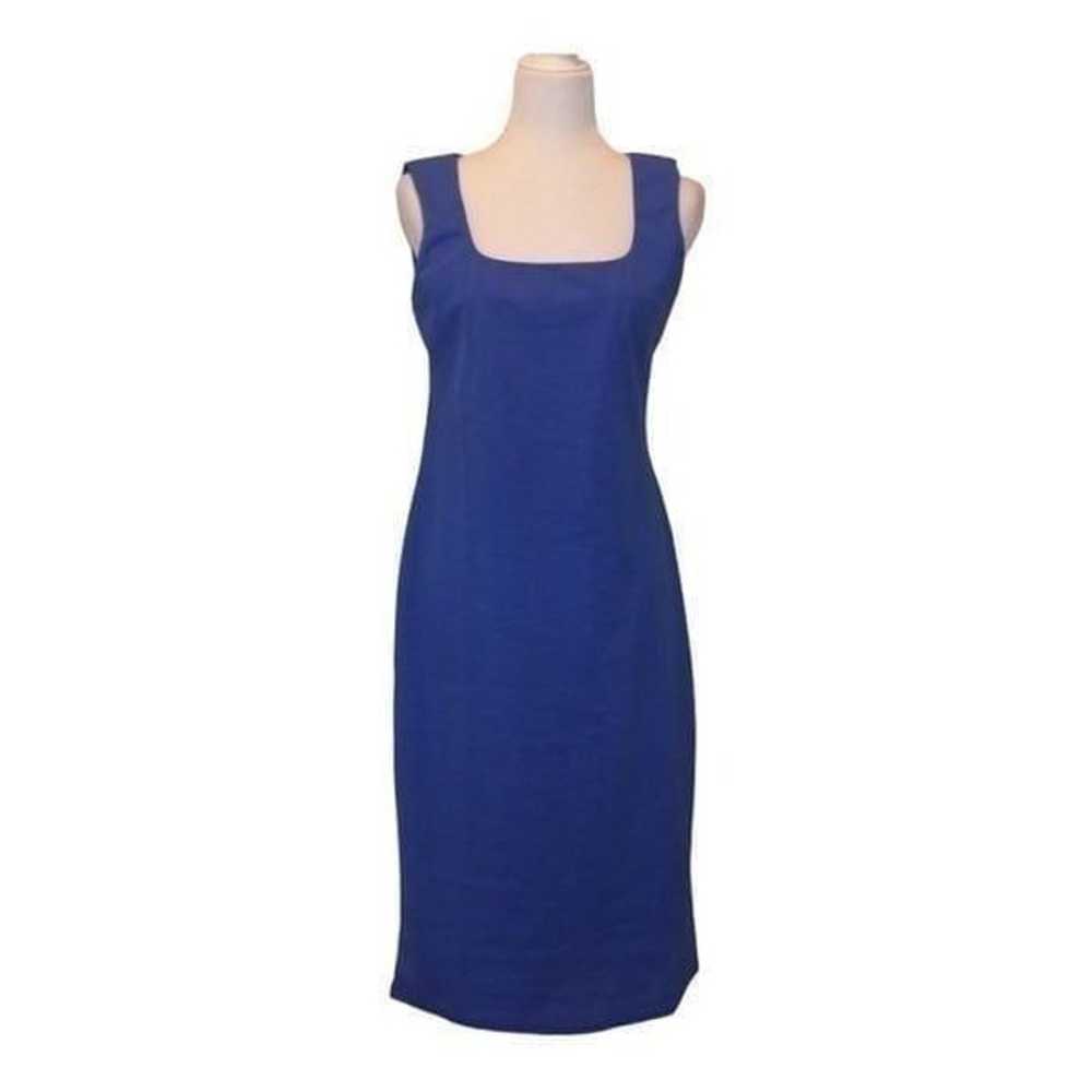 Love...Ady Blue Square-Neck Midi Dress Women Size… - image 1