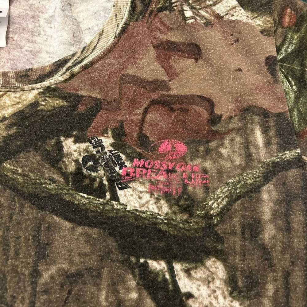 Vintage mossy oak camo tee - image 3