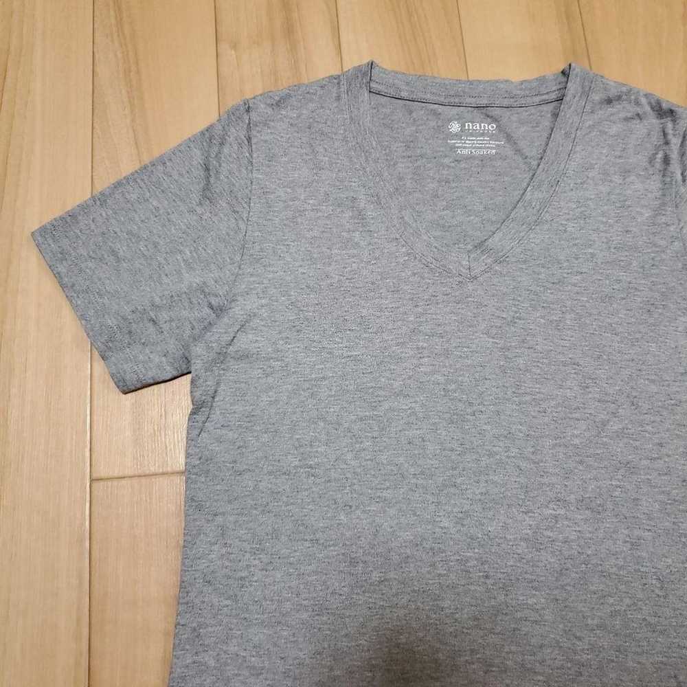 nano・universe Anti Soaked 30/-V Neck T-Shirt - image 3