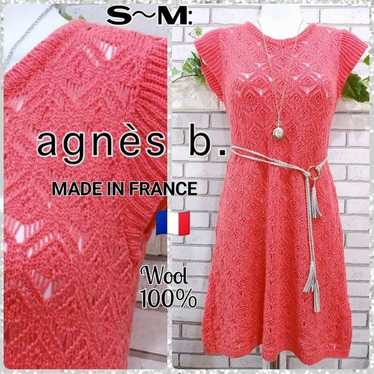 S~M: Excellent quality ★ Wool knit one-piece / Agn