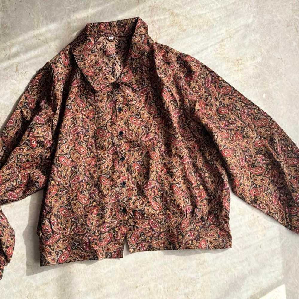 Patterned Shirt ❁ Made in Japan, Paisley Pattern … - image 3