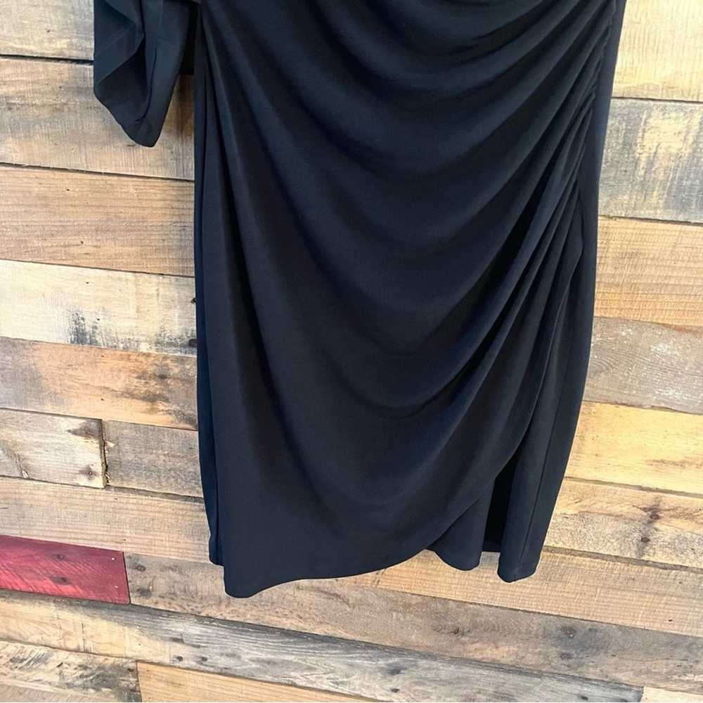 Saint Tropez West Black One Shoulder Dress 6 - image 5