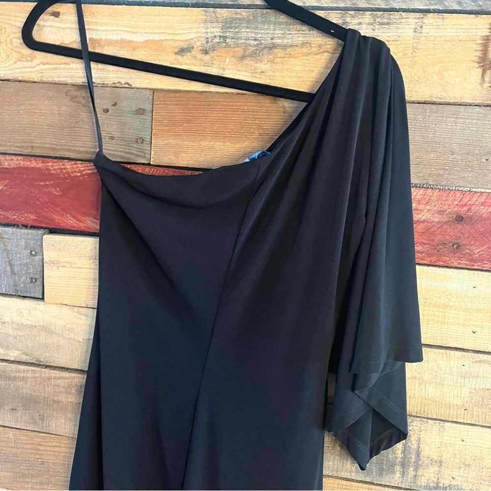 Saint Tropez West Black One Shoulder Dress 6 - image 8