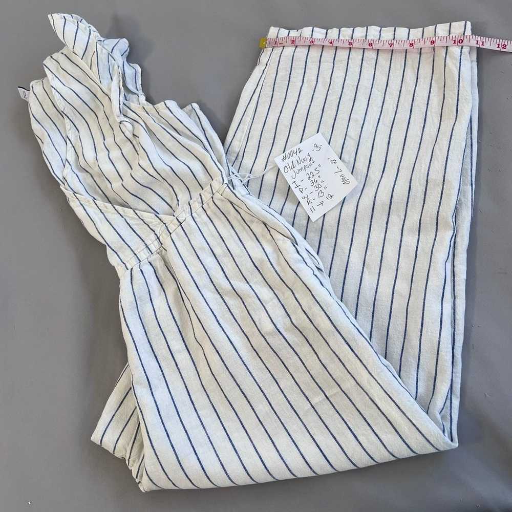 Old Navy Womens Sz Small White Striped Sleeveless… - image 12