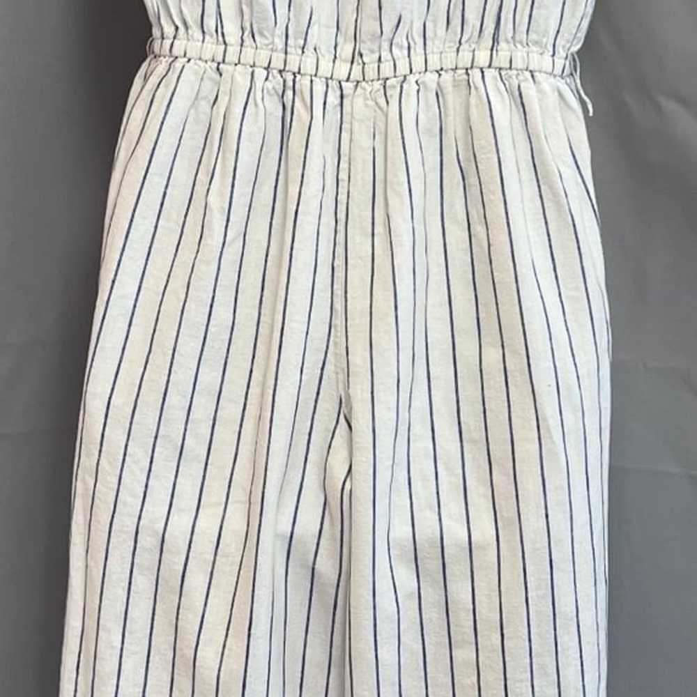 Old Navy Womens Sz Small White Striped Sleeveless… - image 2