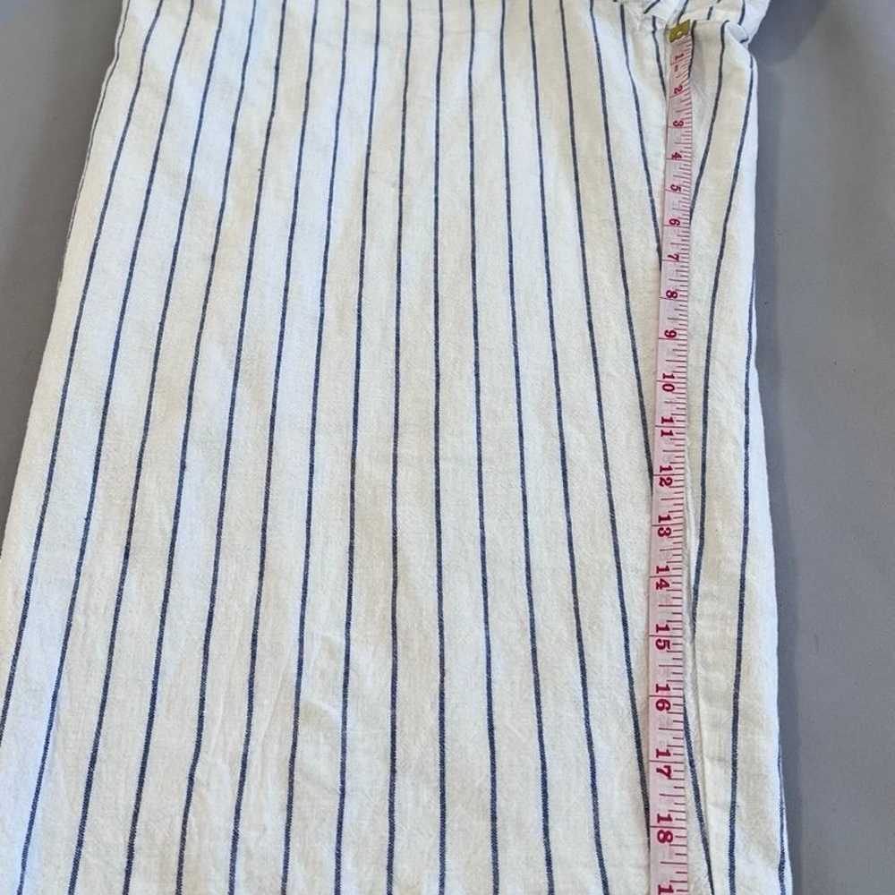 Old Navy Womens Sz Small White Striped Sleeveless… - image 4