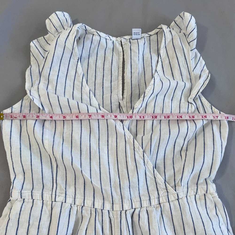 Old Navy Womens Sz Small White Striped Sleeveless… - image 7