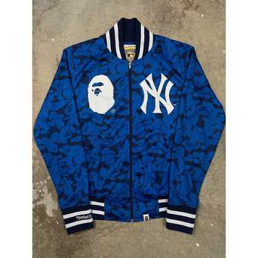 Bape Bape Yankee Zip Up Blue Used Medium