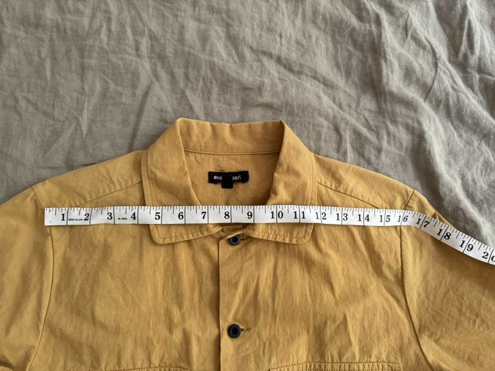 Evan Kinori Field shirt - ochre typewriter - image 3