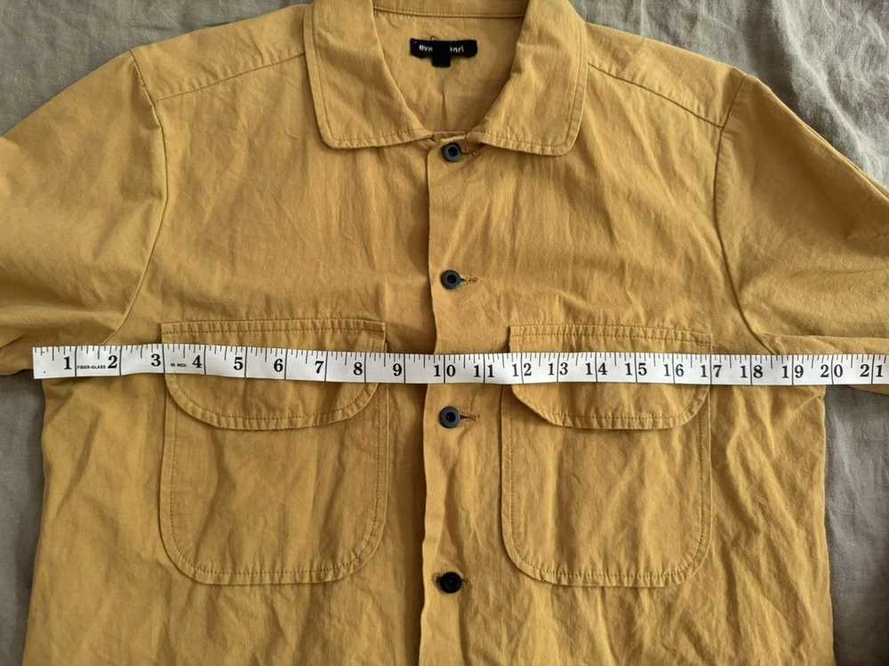 Evan Kinori Field shirt - ochre typewriter - image 4