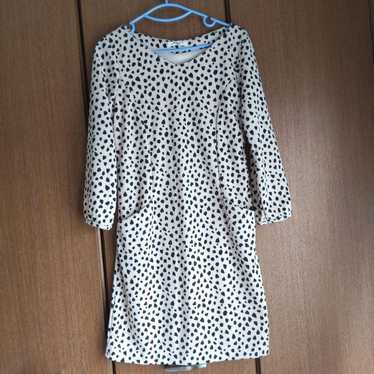 NATURAL BEAUTY BASIC Polka Dot Dress Size S - image 1