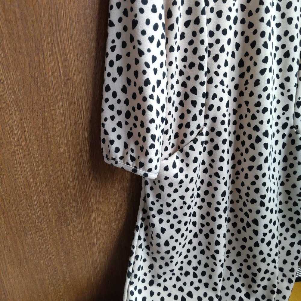 NATURAL BEAUTY BASIC Polka Dot Dress Size S - image 5