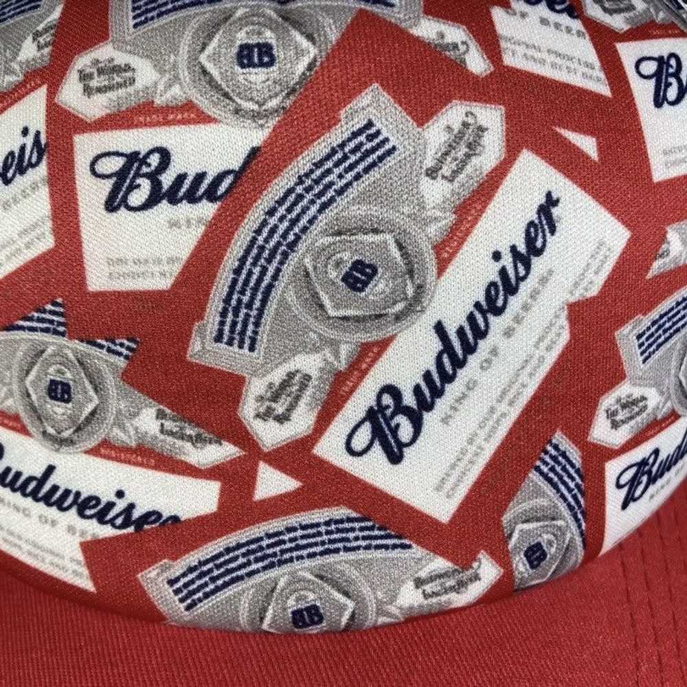 Budweiser × Snap Back × Trucker Hat Budweiser Red… - image 3