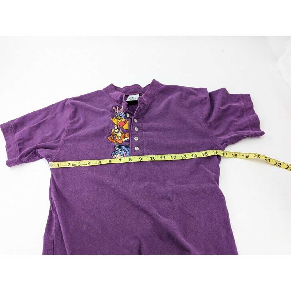 Vintage Disney Store Winnie the Pooh Purple Embro… - image 5