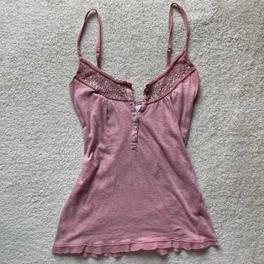 Vintage Y2K Abercrombie & Fitch 2000s Henley Tank 