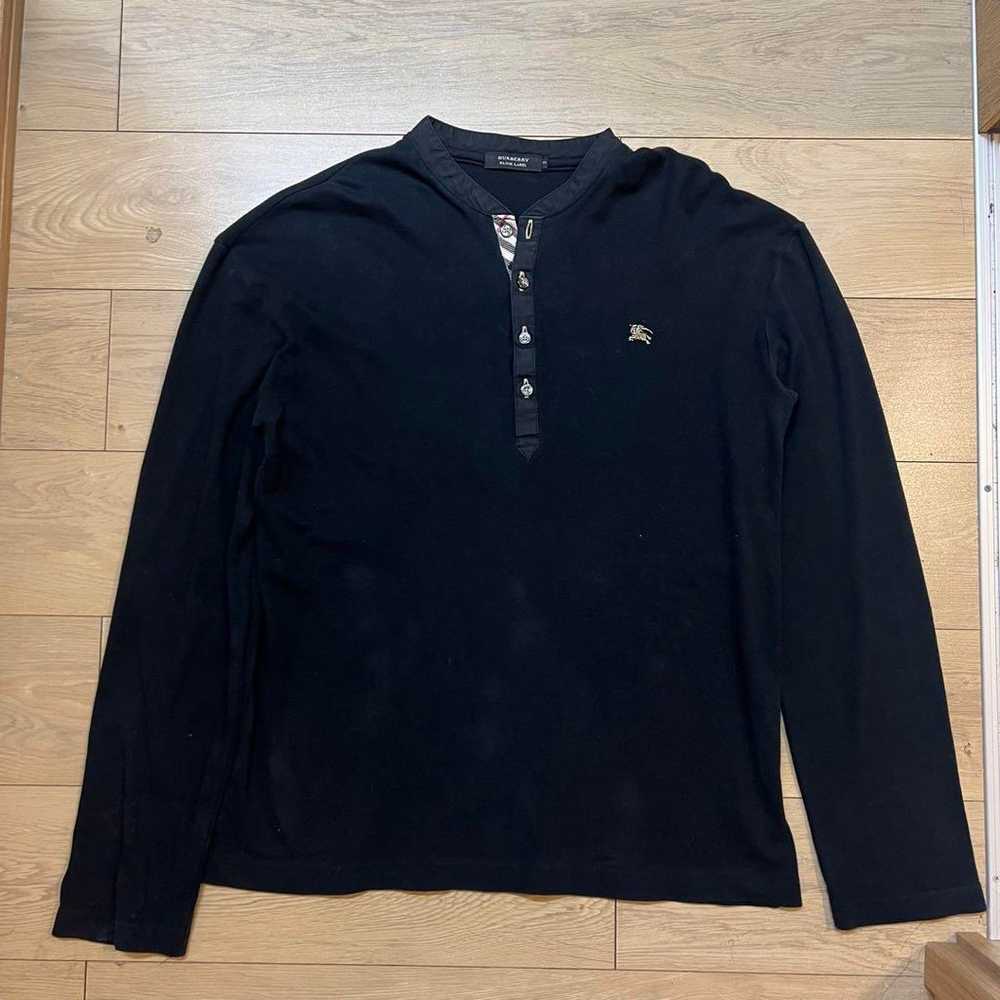 Burberry Long Sleeve Polo Shirt. - image 2