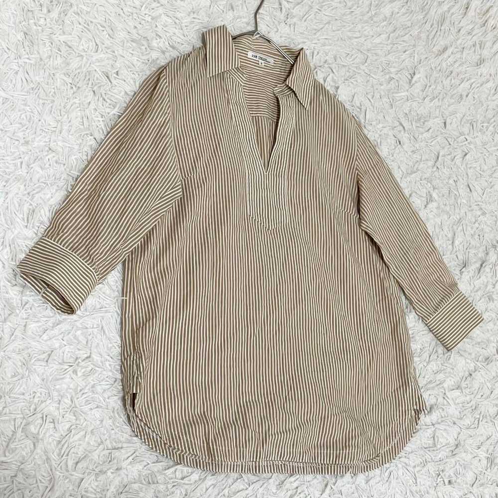 23 wards, long-sleeved shirt, blouse, striped, pu… - image 3