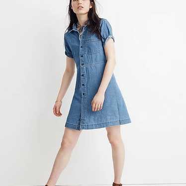 Madewell Denim Short Button Down Mini Dress