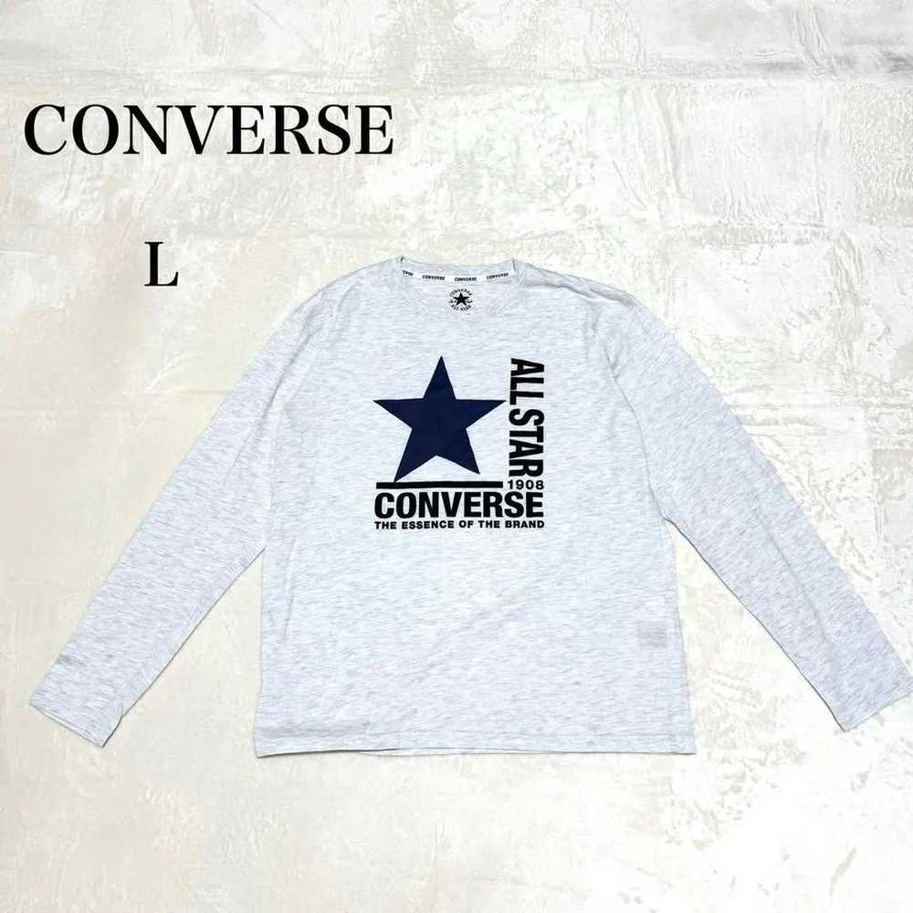 Converse oversized long sleeve t-shirt with big p… - image 1