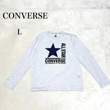 Converse oversized long sleeve t-shirt with big p… - image 1