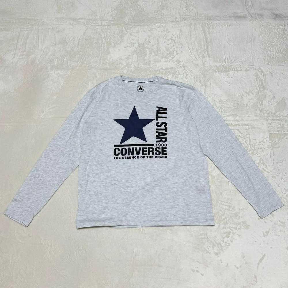 Converse oversized long sleeve t-shirt with big p… - image 3