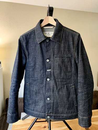 EUC Rogue Territory Supply Jacket Indigo Blue Japanese Denim Men's M purchases Made in USA