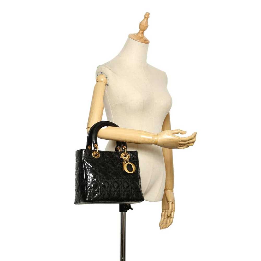 Dior Lady Dior leather handbag - image 2