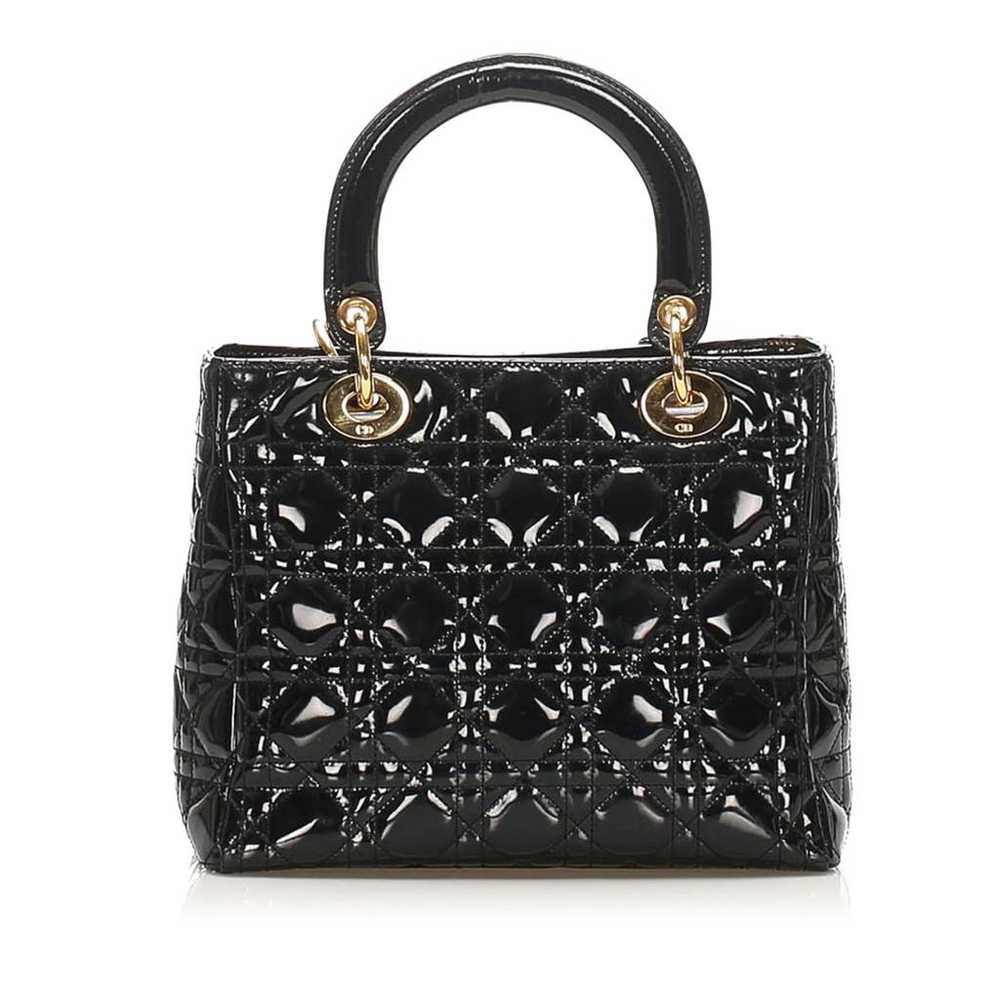 Dior Lady Dior leather handbag - image 4