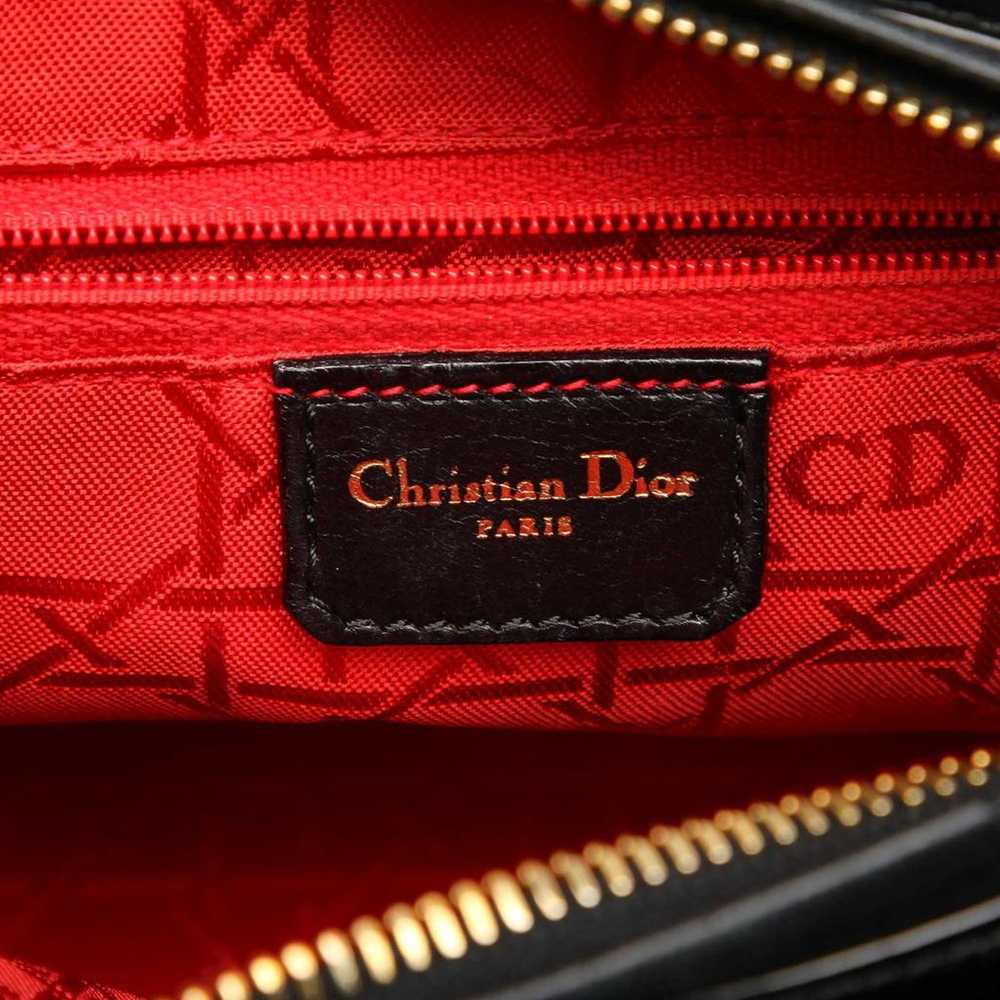 Dior Lady Dior leather handbag - image 7