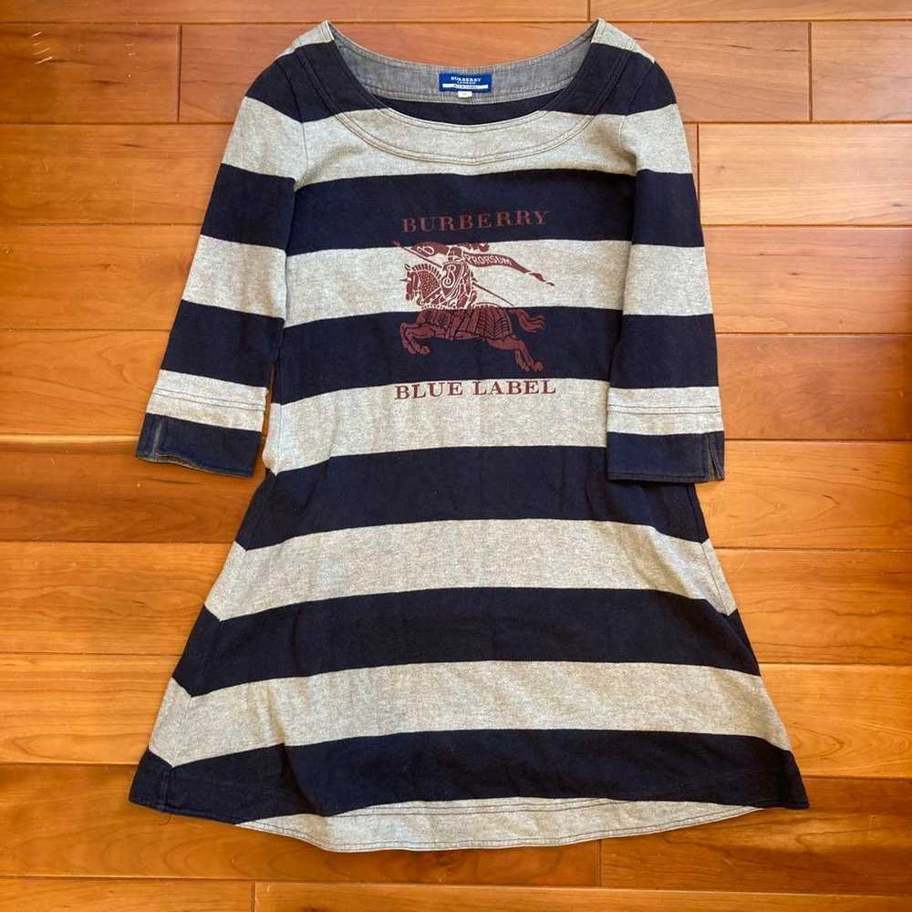 Burberry Blue Label One Piece Size 36 Striped Navy - image 1