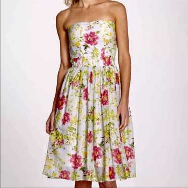 Kaya & Sloane Floral Strapless Dress