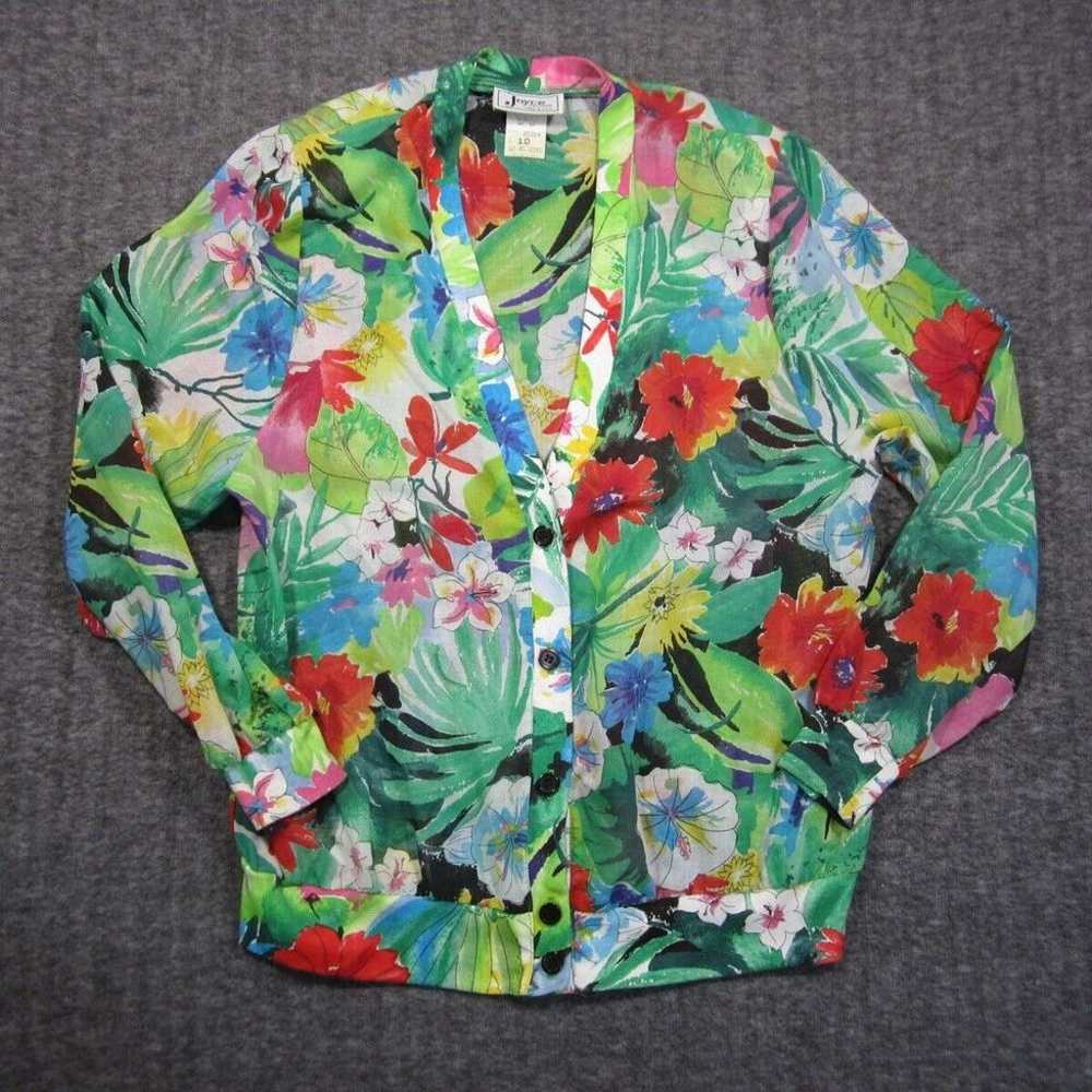 Vintage Joyce Sportswear Button Up Shirt Womens 1… - image 1