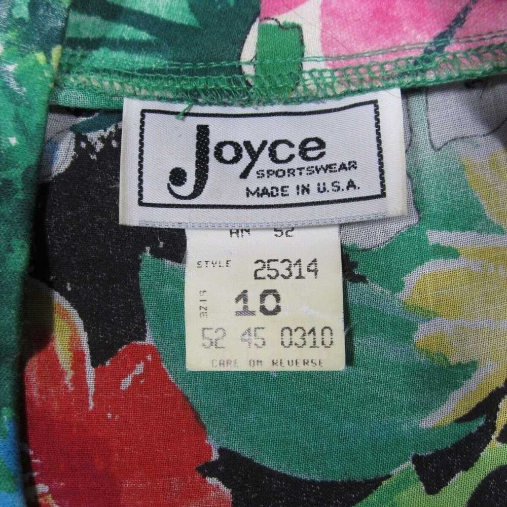 Vintage Joyce Sportswear Button Up Shirt Womens 1… - image 7