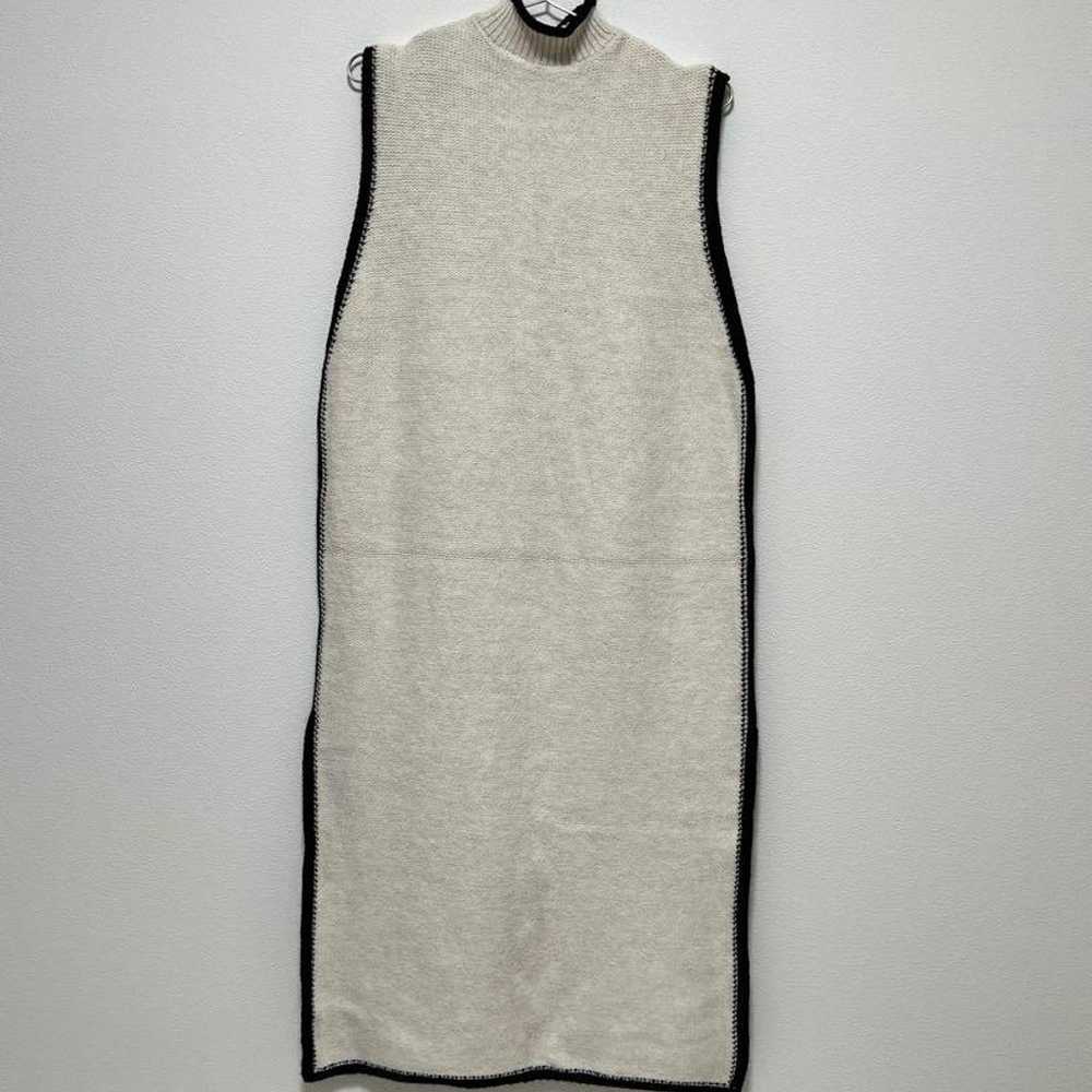 ZARA Beige Sleeveless Knit One-Piece - image 2