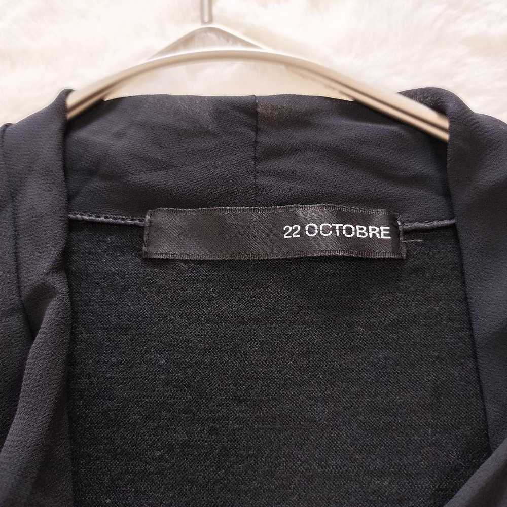 22nd October blouse chiffon wool made in Japan 2 … - image 3