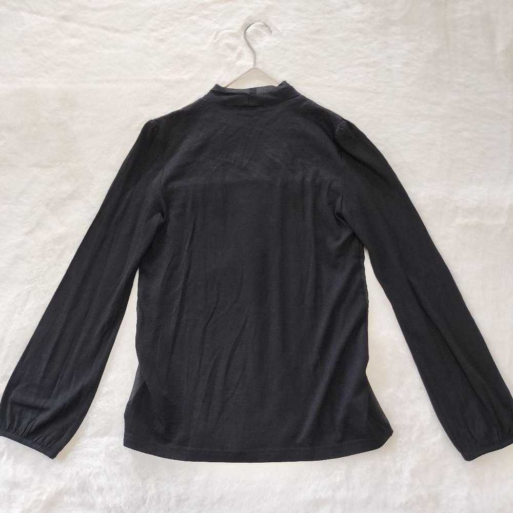 22nd October blouse chiffon wool made in Japan 2 … - image 6