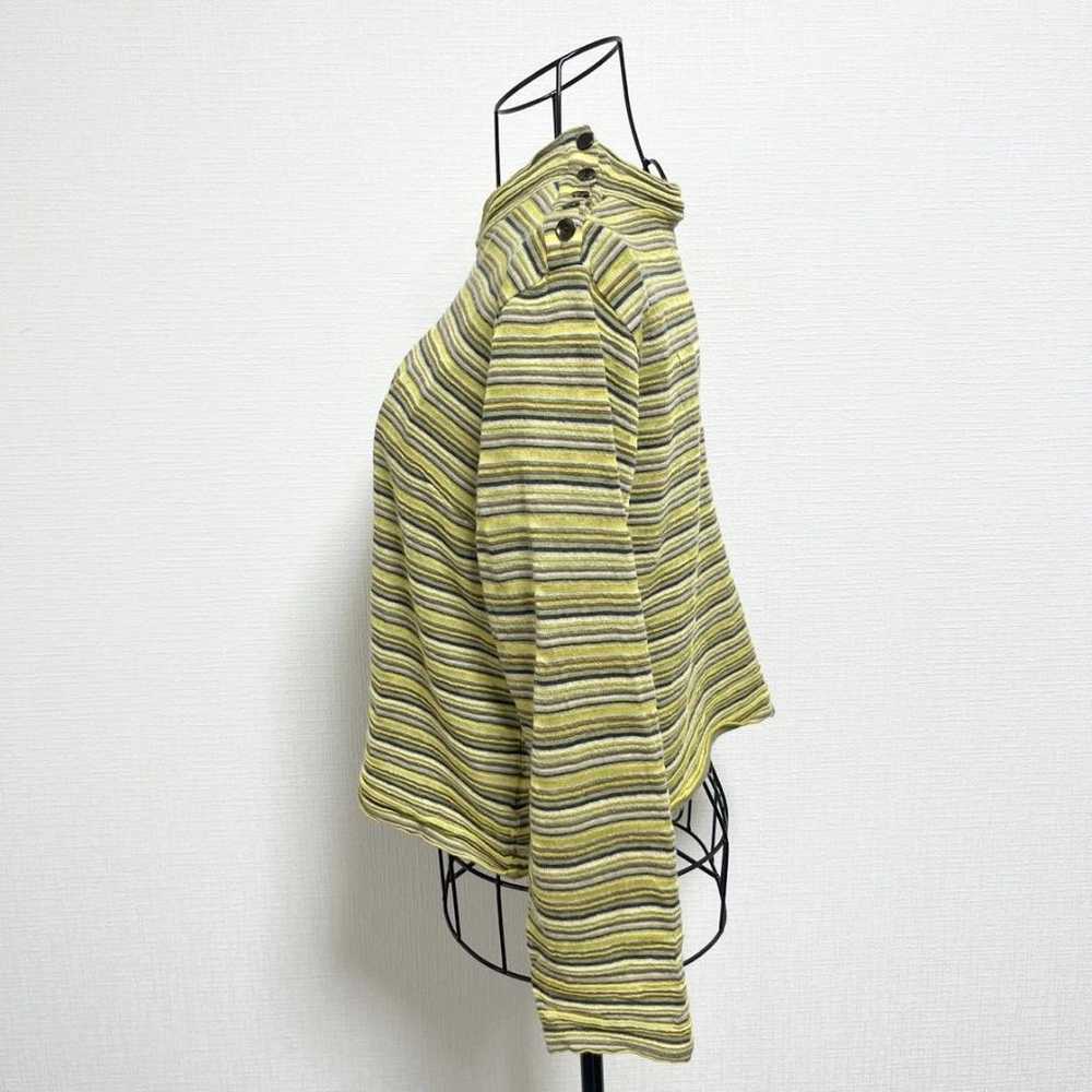 ☆ Hirokobisu Cut-sleeve 3L Size Border Pattern Bi… - image 7