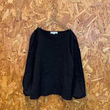 KUMIKYOKU Suite long-sleeve cut and sew lace wool 