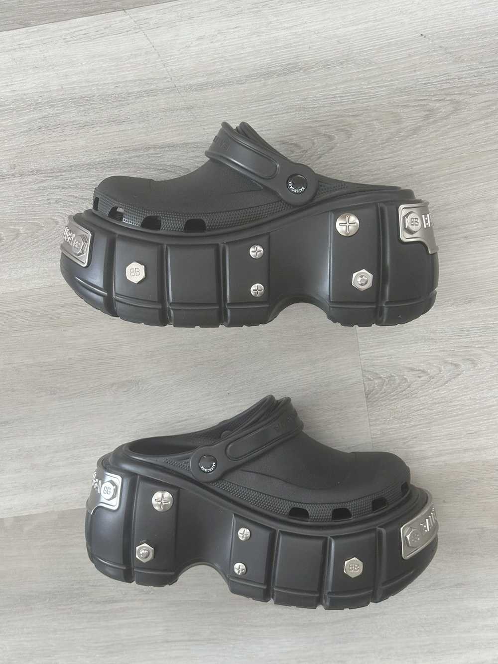 Balenciaga × Crocs Balenciaga Crocs Hardcrocs Mul… - image 1