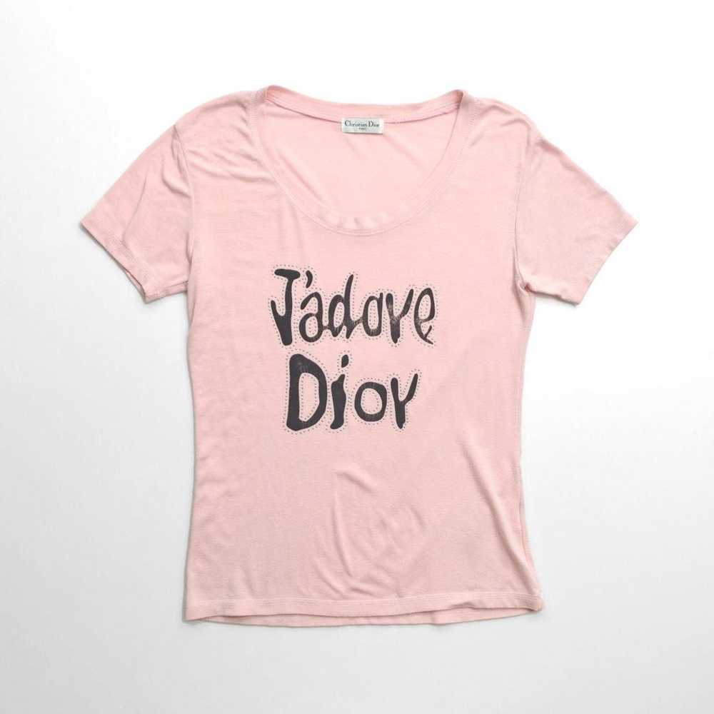 Christian Dior studded big logo lightweight T-shi… - image 2