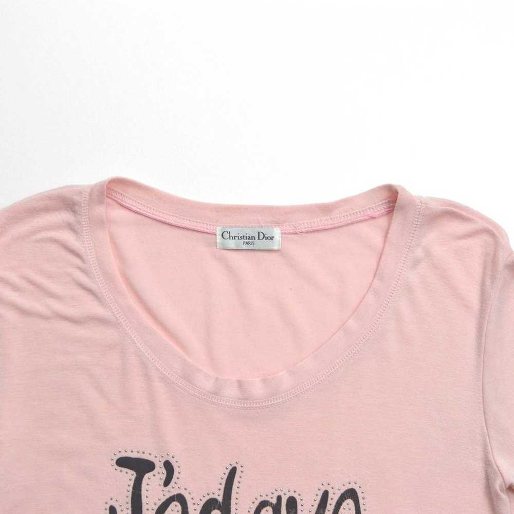 Christian Dior studded big logo lightweight T-shi… - image 6